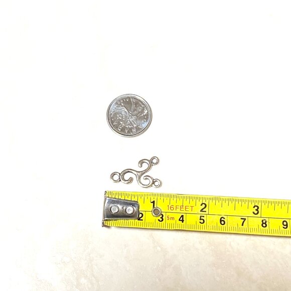 3/10$, 3 Holes Silver Color Connector for Jewelry Making, DIY Projects - Picture 3 of 4